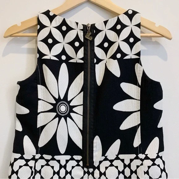 Desigual Geometric Floral A-Line Shift Dress - Picture 6 of 13